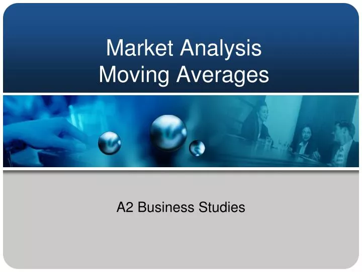 market analysis moving averages