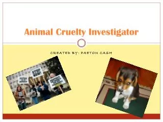 Animal Cruelty Investigator