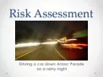 Risk Assessment - slide 1