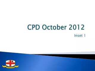 CPD October 2012