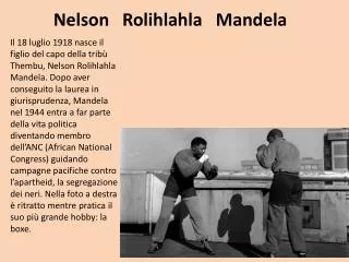 nelson rolihlahla mandela