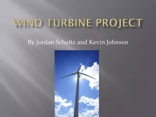 Wind Turbine project