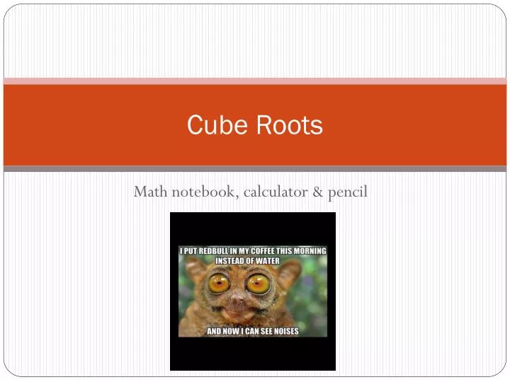 cube roots