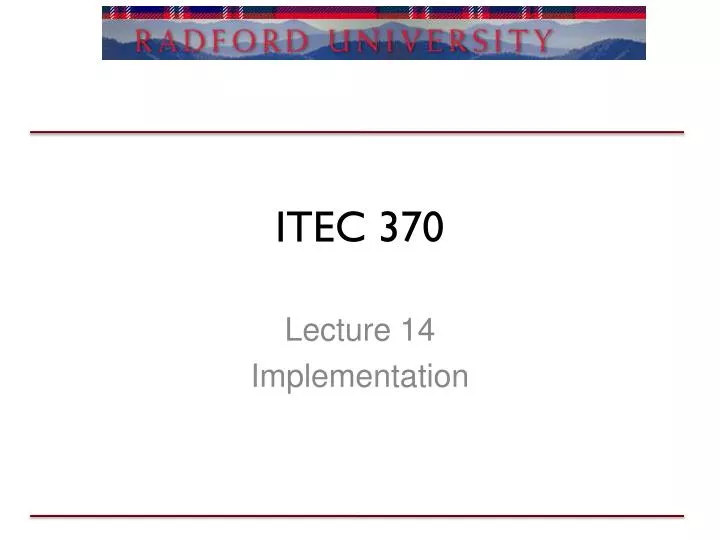 itec 370