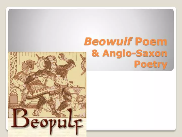 beowulf poem anglo saxon poetry