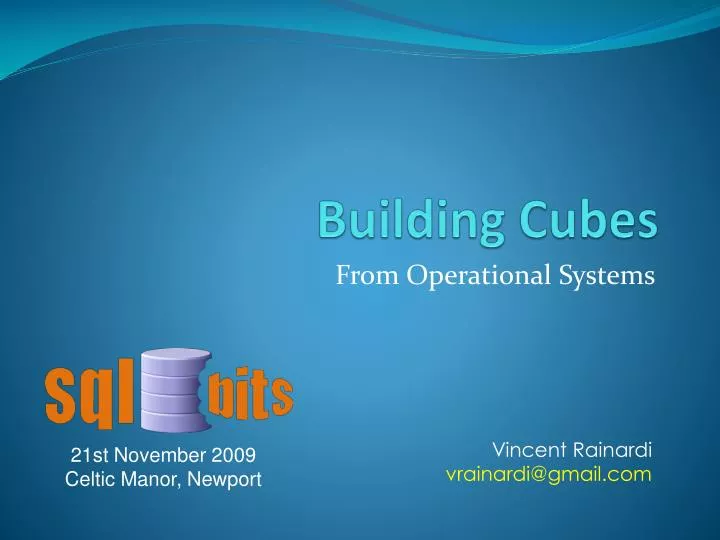 building cubes
