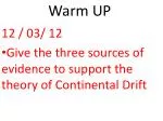 Warm UP - slide 1