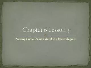 chapter 6 lesson 3