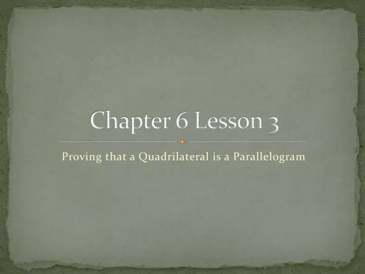 chapter 6 lesson 3