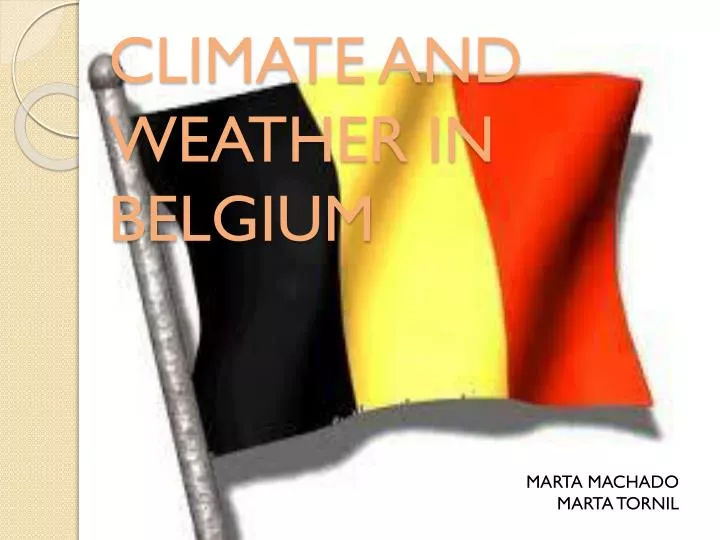 climate and weather in belgium