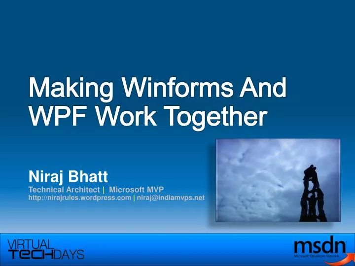 making winforms and wpf work together