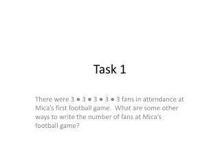 task 1