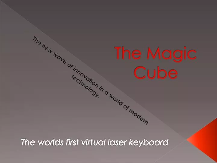 the magic cube