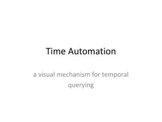 Time Automation