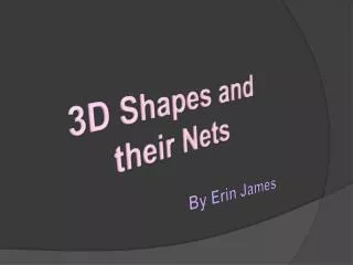 3D Shapes and their Nets