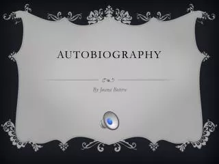 AUTOBIOGRAPHY