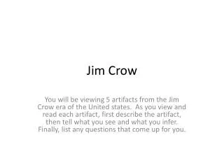 Jim Crow