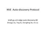 NVE Auto-discovery Protocol - slide 1