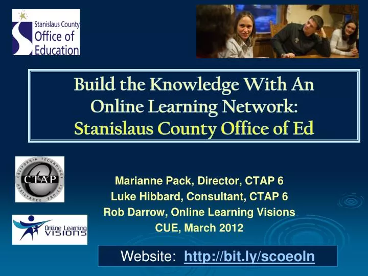 build the knowledge with an online learning network stanislaus county office of ed