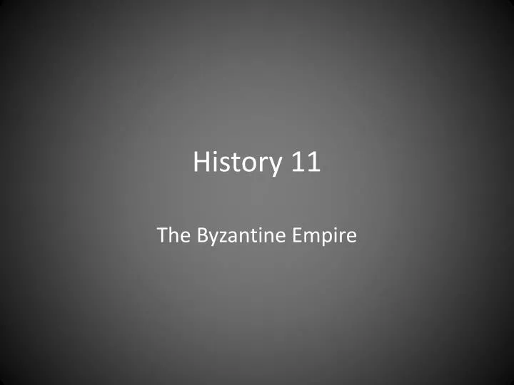 history 11