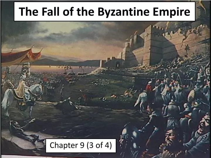 the fall of the byzantine empire