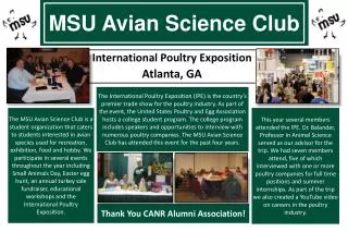 MSU Avian Science Club