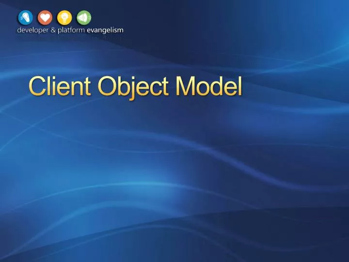 client object model