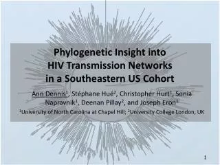 Phylogenetic Insight into HIV Transmission Networks in a Southeastern US Cohort