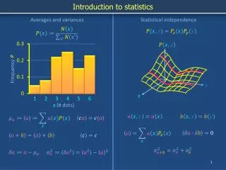 Introduction to statistics