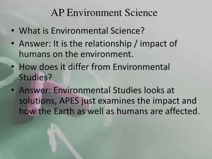 ap environment science