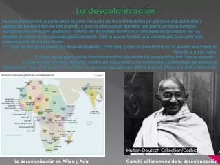 la descolonizaci n