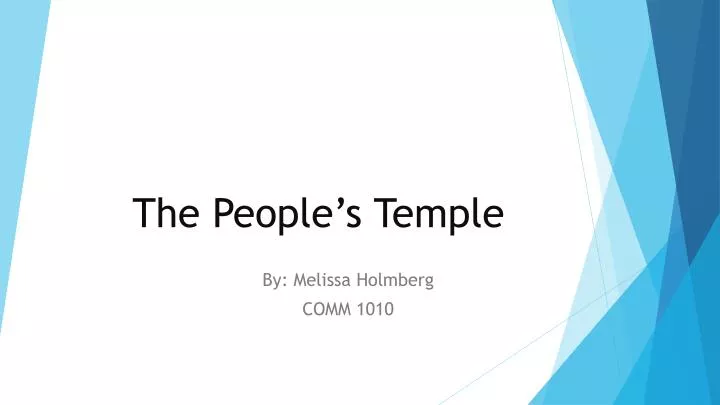 the people s temple