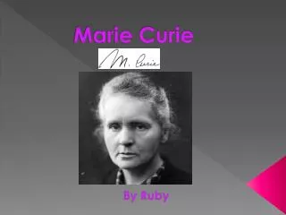 Marie Curie