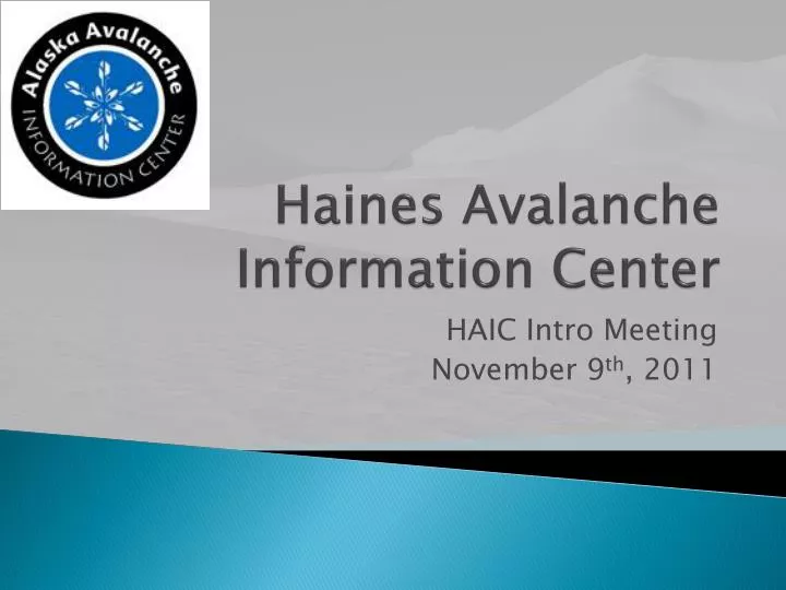 haines avalanche information center