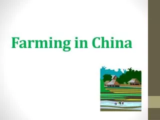 Farming in China