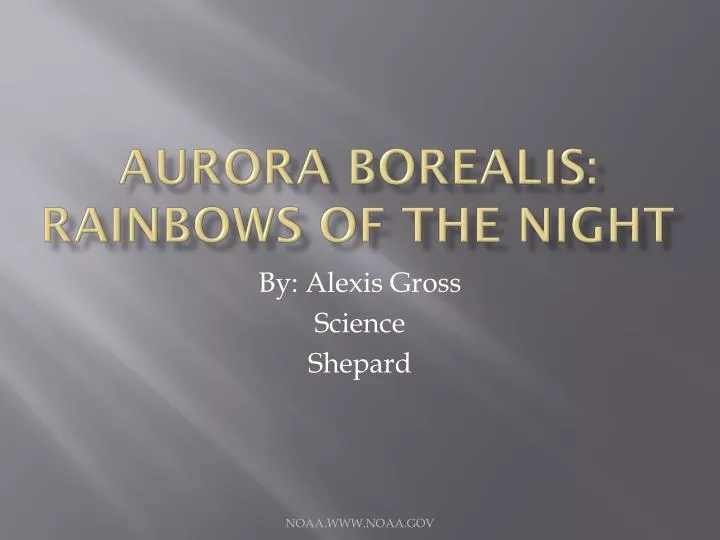 aurora borealis rainbows of the night