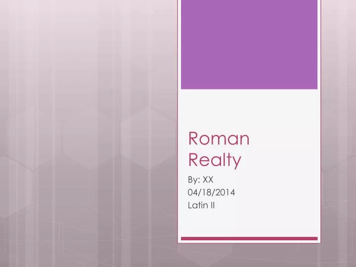 roman realty