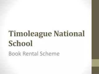 Timoleague National School