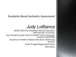 Standards Based Authentic Assessment - slide 1