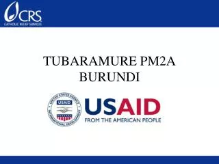 TUBARAMURE PM2A BURUNDI