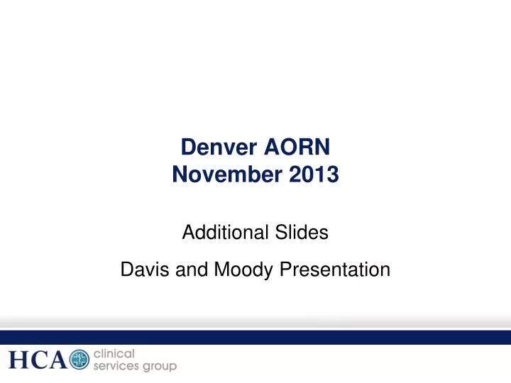 denver aorn november 2013