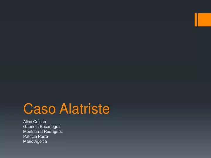 caso alatriste