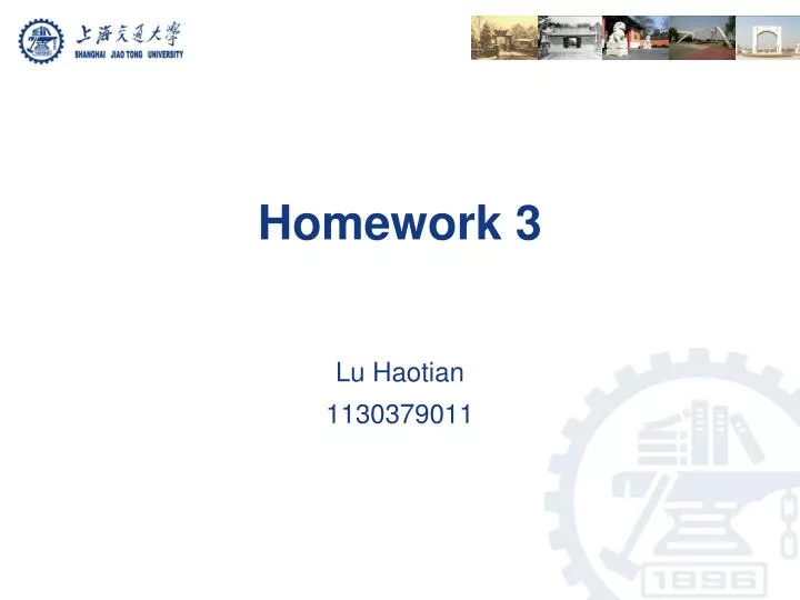 homework 3