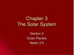 PPT - Chapter 3 The Solar System PowerPoint Presentation, free download ...