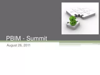 PBIM - Summit