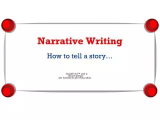 Narrative Writing