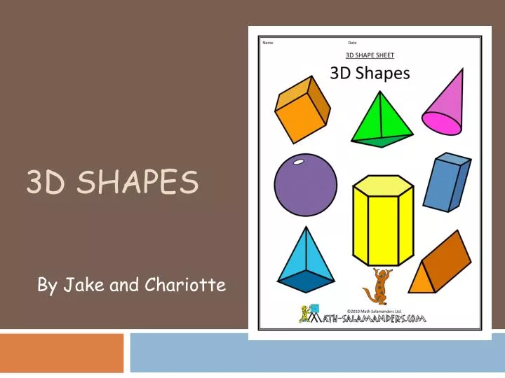 3d shapes