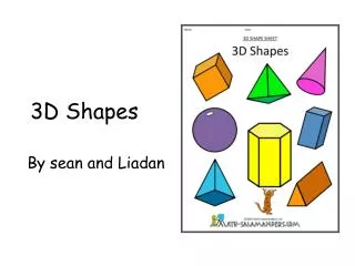 3D Shapes