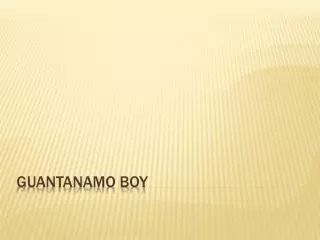 GUANTANAMO BOY
