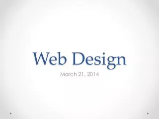 web design